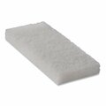 Americo Octopus Light Duty Cleaning Pad, 5 x 9, White, 20PK 541012